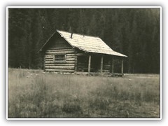 Probably the Forest Ranger's cabin. He was near camp.